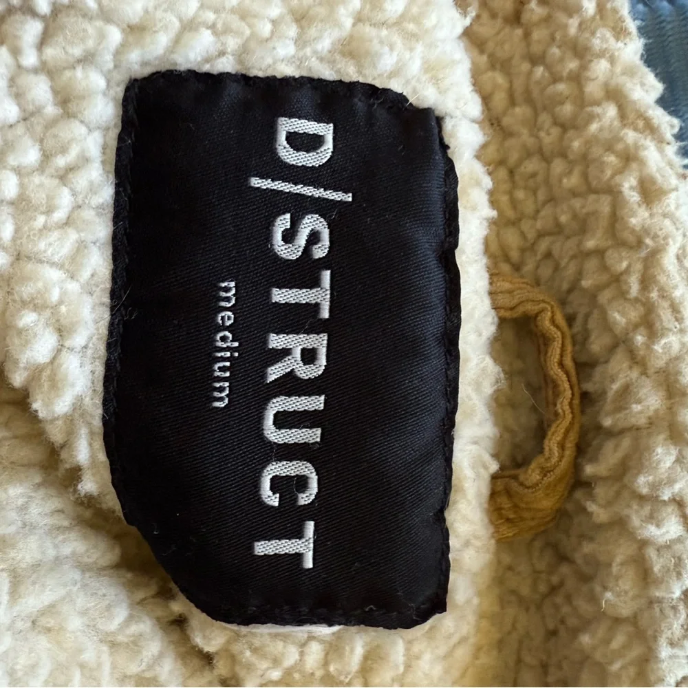 D/Struct Tan Corduroy Sherpa jacket -men’s - Picture 6 of 8